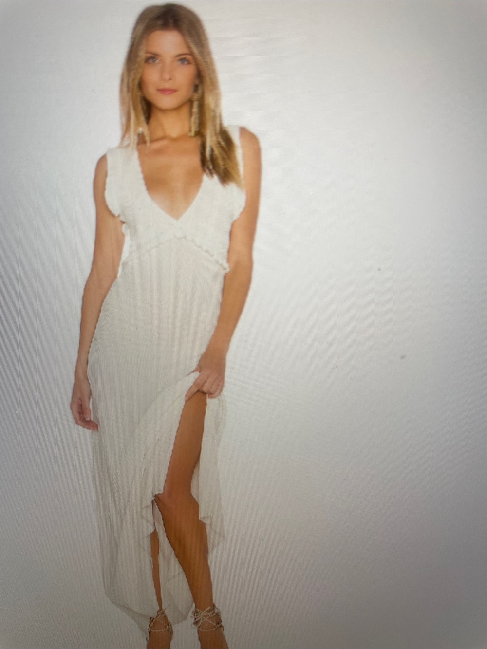 Elizabeth and James Angeletta gown in ivory sz s